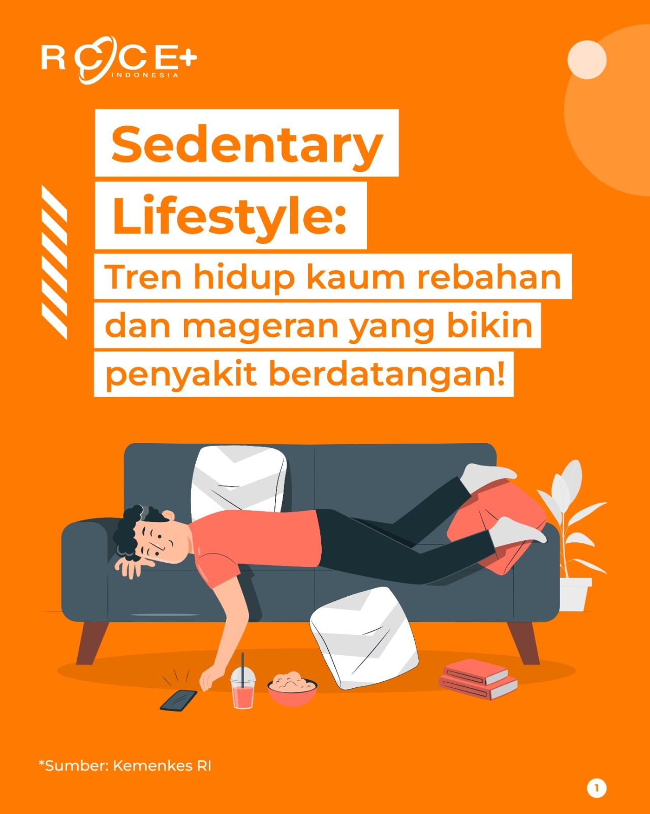 Sedentary Lifestye: Tren Kaum Rebahan yang Bikin Penyakit Berdatangan