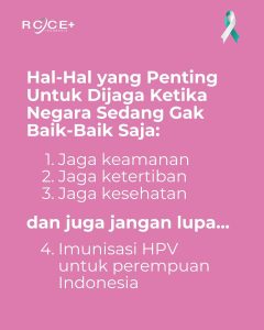 Imunisasi HPV untuk perempuan Indonesia