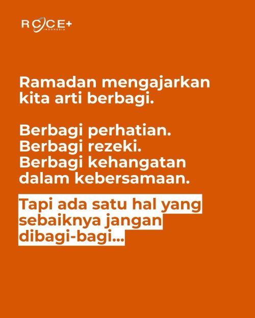 Berbagi Berkah Ramadan, Bukan Berbagi Kuman!