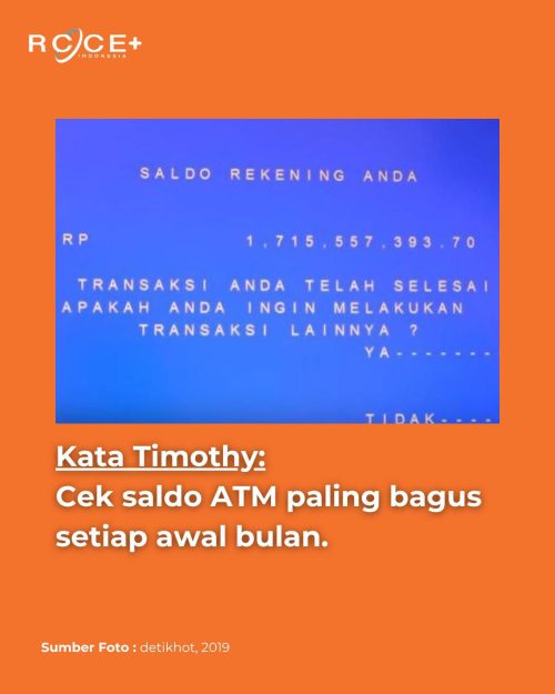 Saldo tinggal berapa der?