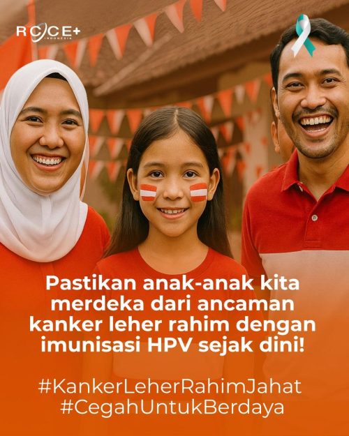 Pastikan anak-anak kita merdeka dari ancaman kanker leher rahim dengan imunisasi HPV sejak dini!