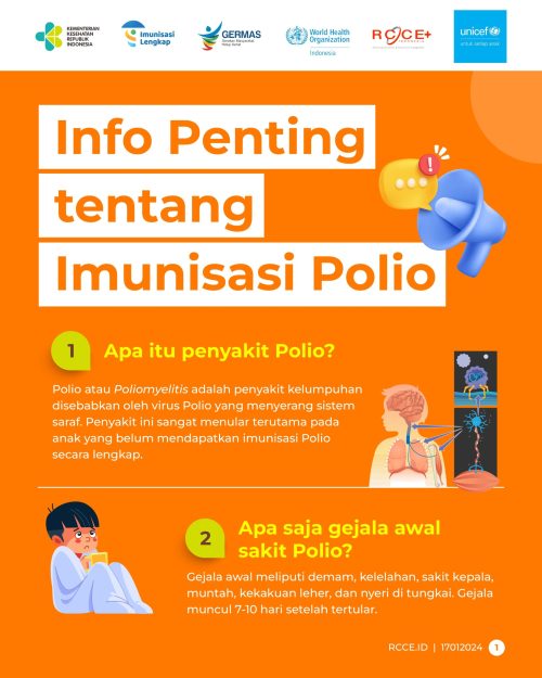 Info Penting tentang Imunisasi Polio