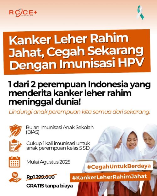 Kanker Leher Rahim Jahat, Cegah Sekarang Dengan Imunisasi HPV