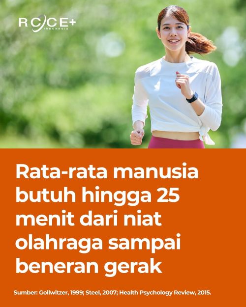 Rata-Rata Manusia Butuh Hingga 25 Menit dari Niat Olahraga Sampai Beneran Gerak