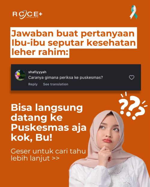 Yuk, ke Puskesmas untuk Periksa Leher Rahim Gratis!