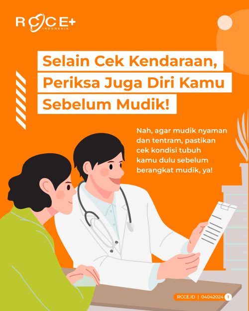 Selain cek kendaraan, periksa juga diri kamu sebelum mudik