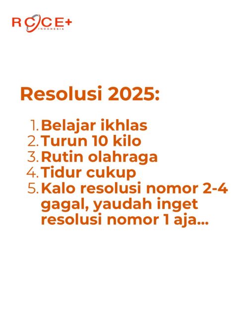 Semoga tahun 2025 ini kita bisa lebih ikhlas