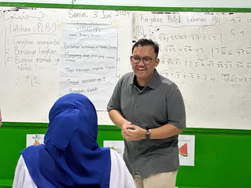 Sumber Foto: Dokumentasi Uji Coba Modul Komunikasi Imunisasi HPV, UNICEF Indonesia