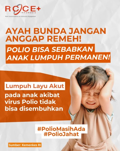 Ayah Bunda Jangan Anggap Remeh! Polio Bisa Sebabkan Anak Lumpuh Permanen!