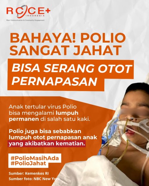 Bahaya! Polio Sangat Jahat Bisa Serang Otot Pernapasan